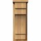 Ekena Millwork Mediterranean Rough Sawn Corbel w/Backplate, Western Red Cedar, 8"W x 10"D x 22"H COR08X10X22MED01RWR - alternate 3